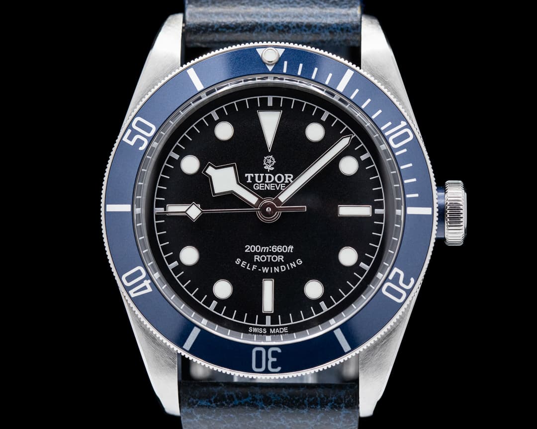 Tudor Tudor Heritage Black Bay SS / Leather