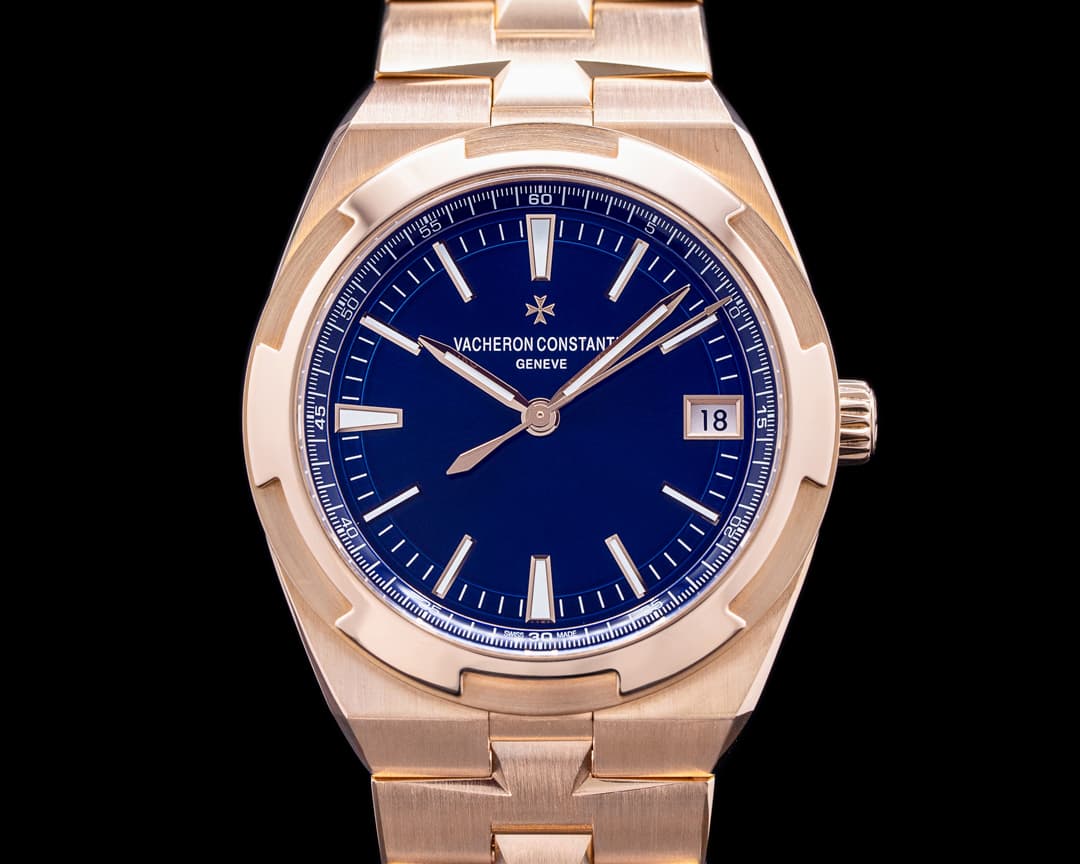 Vacheron Constantin Overseas 4500V/110R Automatic 41mm Blue Dial Rose Gold