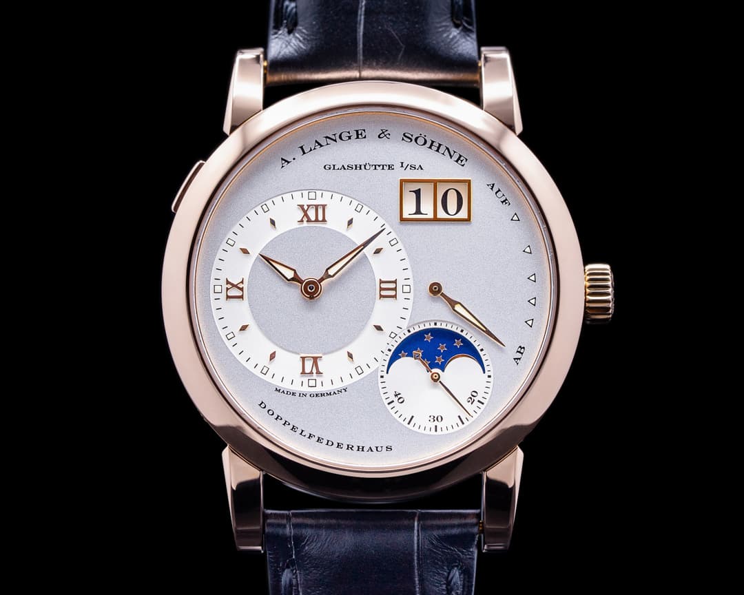 A. Lange and Sohne Lange 1 Moon 18K Rose Gold