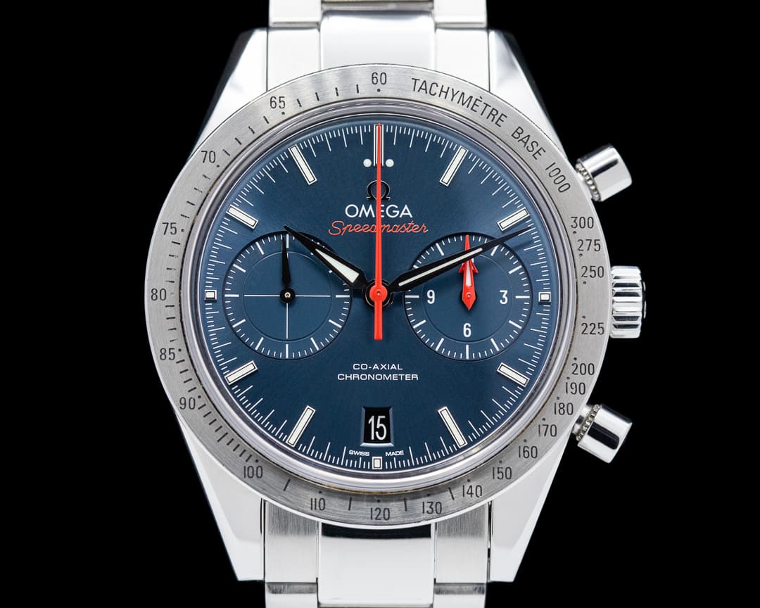 Omega Speedmaster 57 Co-Axial SS Blue Dial