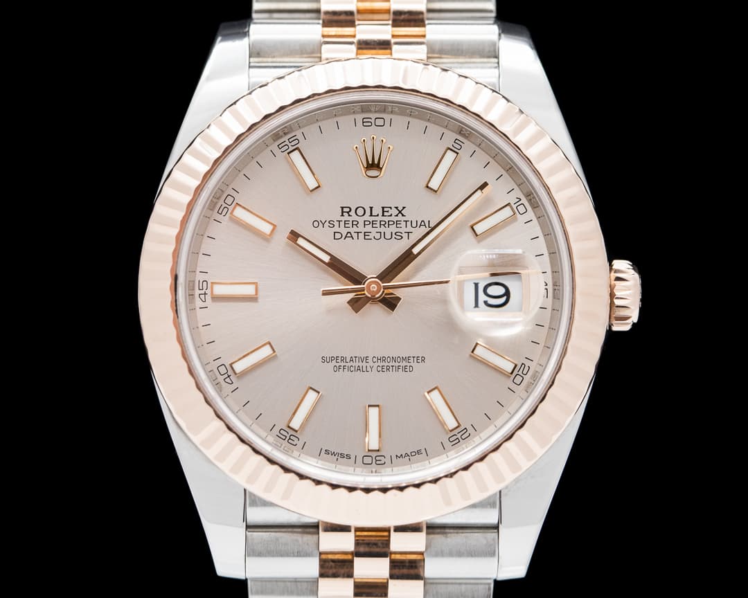 Rolex Datejust 41 126331 Sundust Dial 18K Rose / SS 