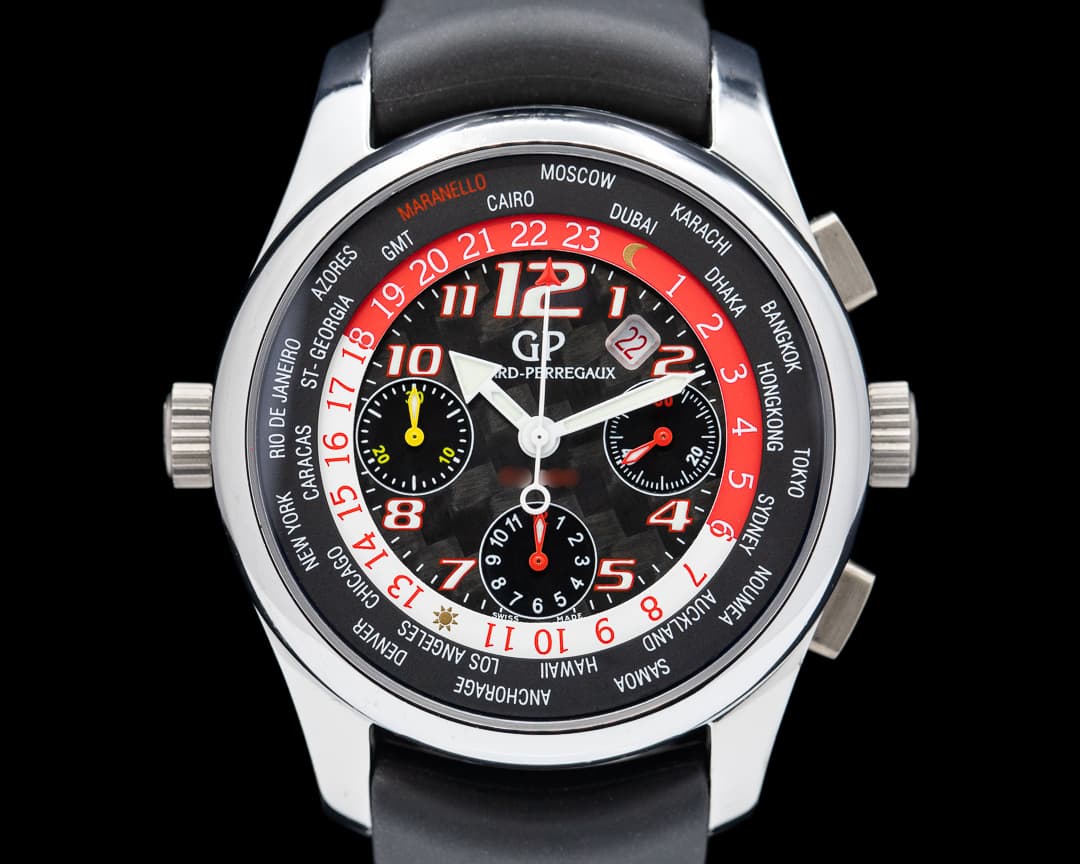 Girard Perregaux World Time WW.TC Ferrari Titanium