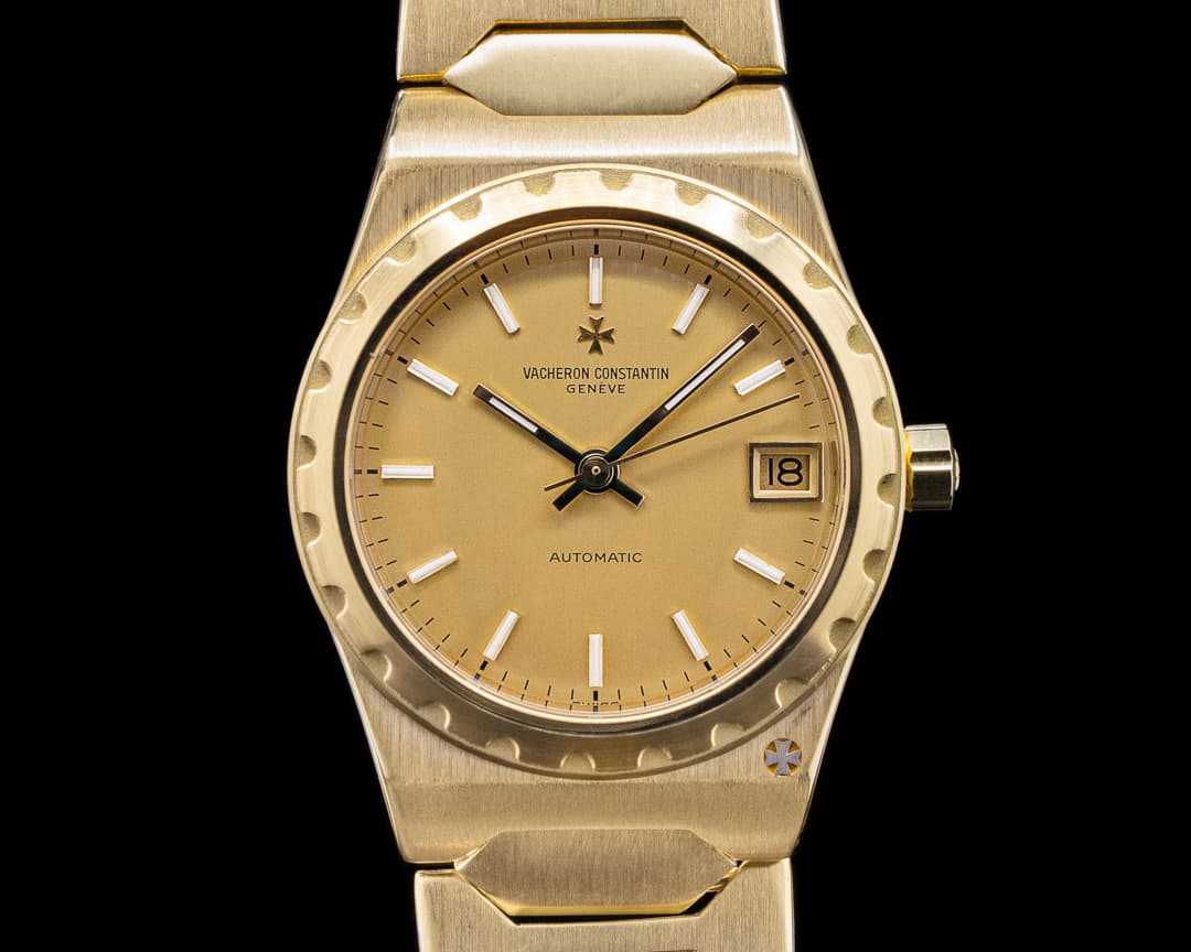 Vacheron Constantin Overseas 222 Vintage 18k Yellow Gold Mid Size 33MM Extract + Service