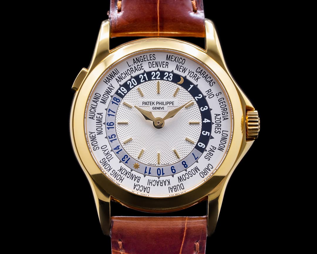 Patek Philippe World Time 5110J 18K Yellow Gold FULL SET PATINA 