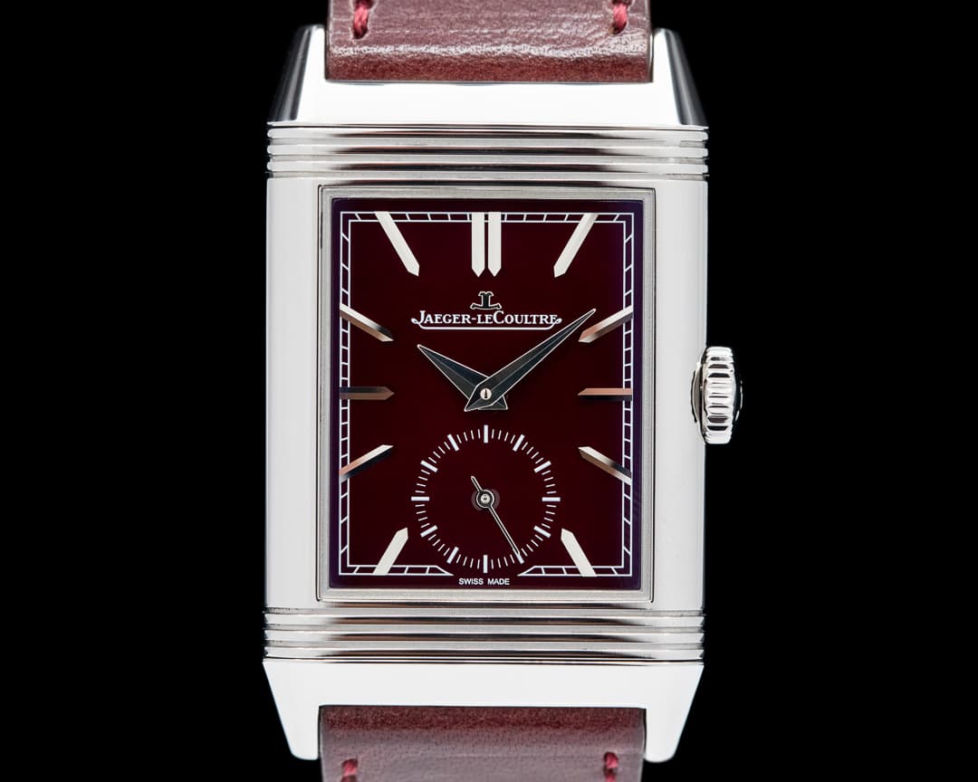 Jaeger LeCoultre Reverso Tribute Small Seconds Burgundy