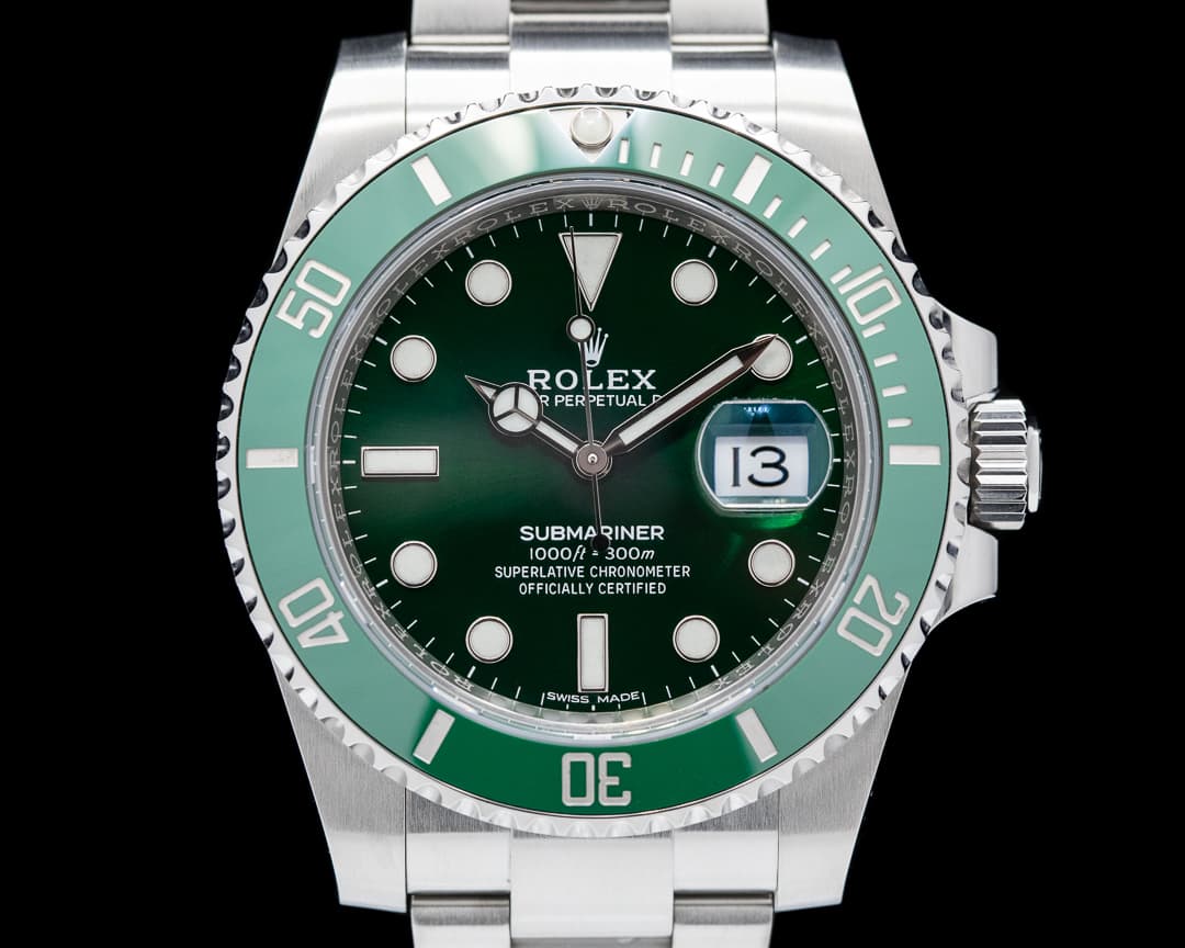 Rolex Submariner "Hulk" Green Ceramic Bezel Green Dial SS 