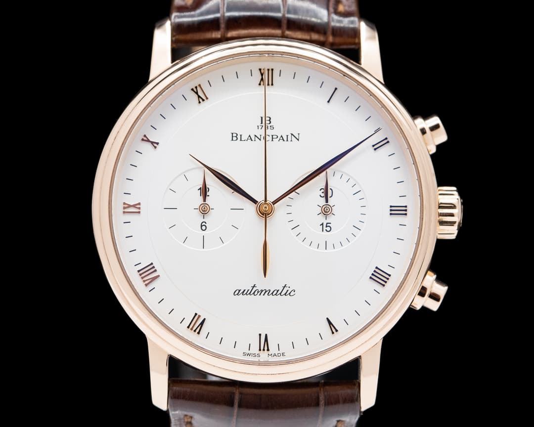 Blancpain Villeret Chronograph 18K Rose Gold