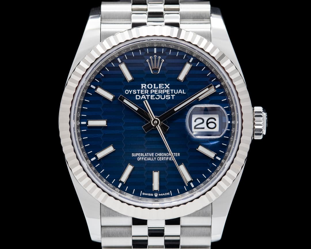 Rolex Datejust Blue Motif Dial / Jubilee 2022