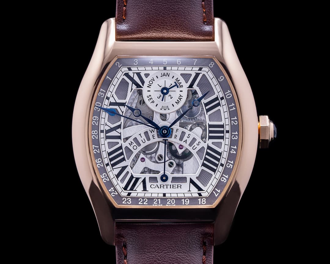 Cartier Tortue XL Perpetual Calendar W1580003 18K Rose Gold