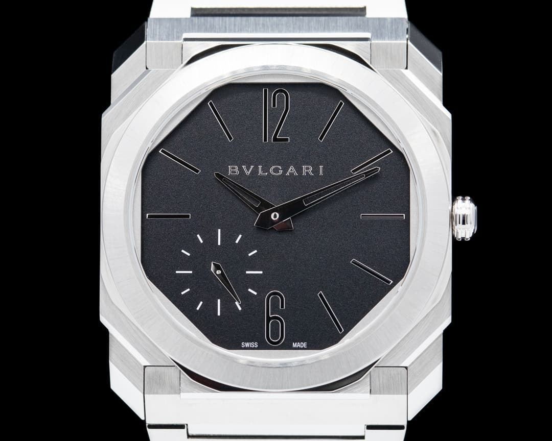 Bulgari Octo Finissimo Extra Thin SS Black Dail 40MM