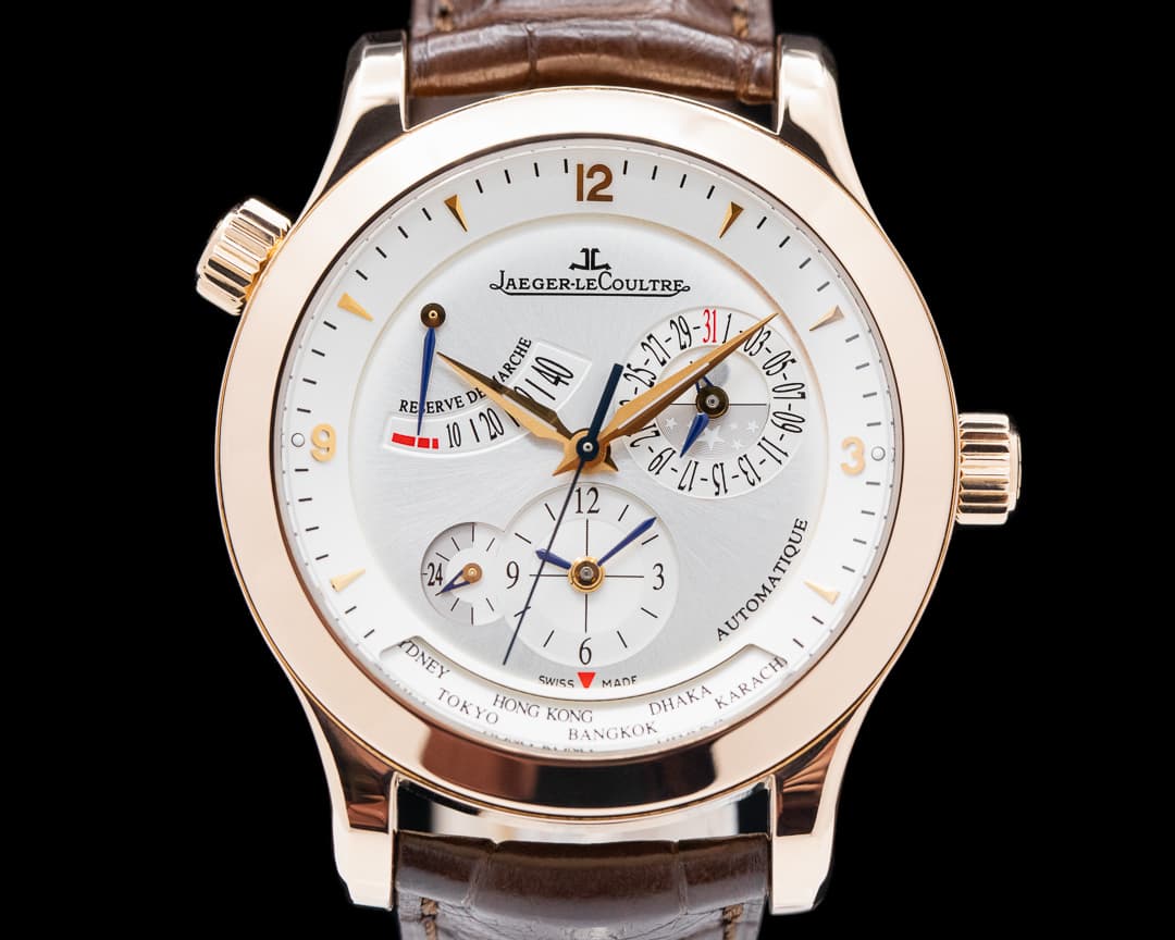 Jaeger LeCoultre Master Geographic 18k Rose Gold