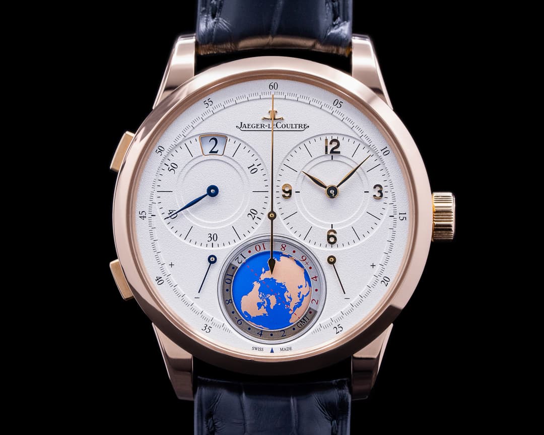 Jaeger LeCoultre Duometre Travel Time 18K Rose Gold 