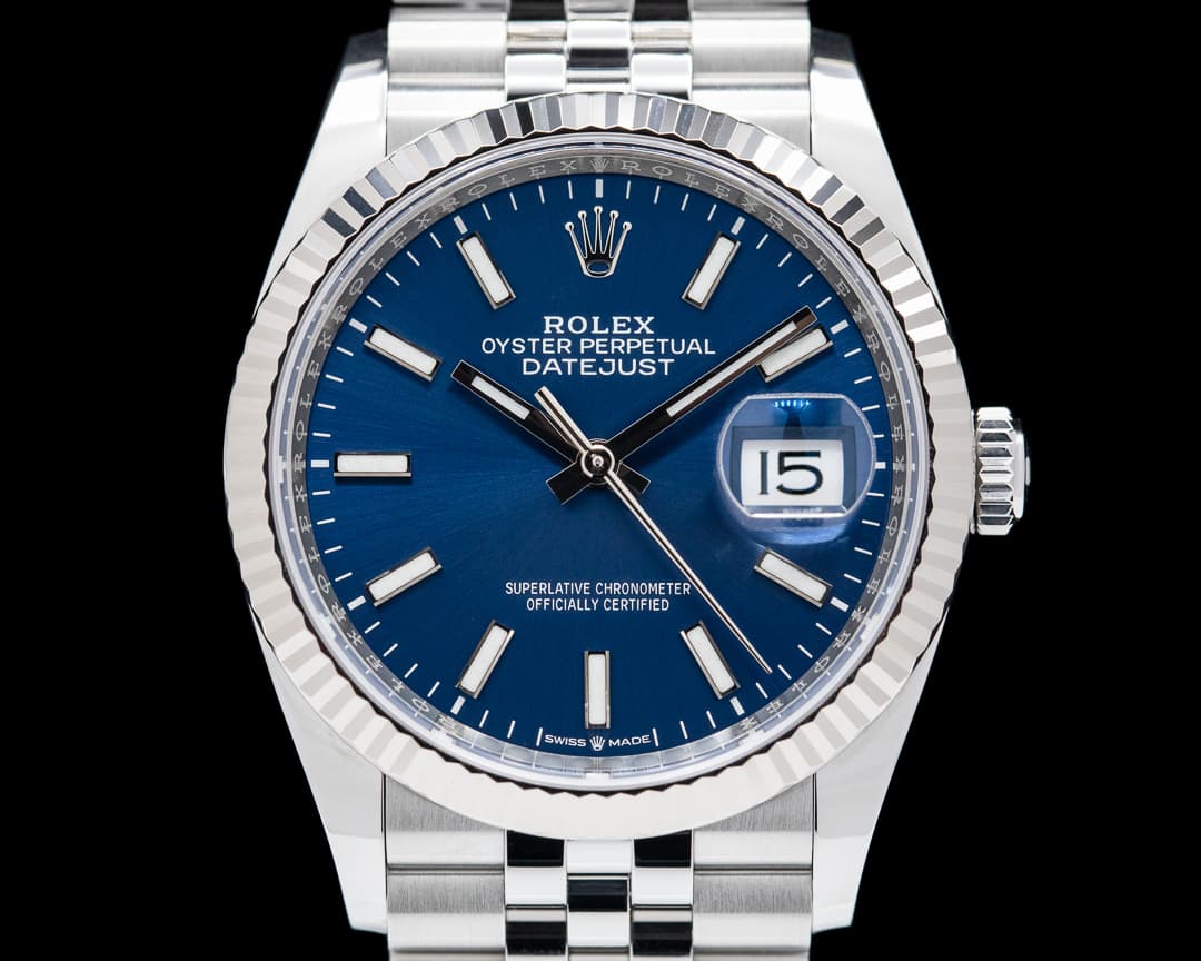 Rolex Datejust Blue Stick Dial / Jubilee Bracelet 2022