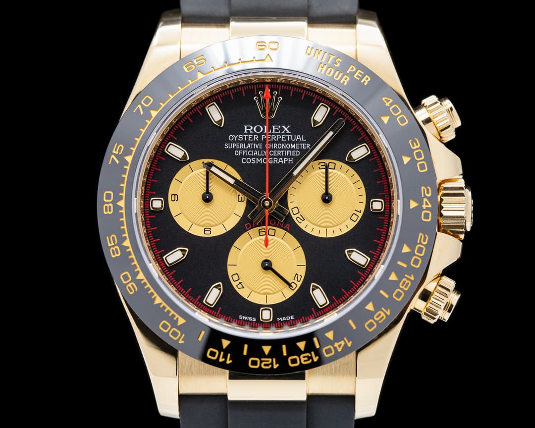 Rolex Daytona 116518LN Black Dial 18K Yellow Gold
