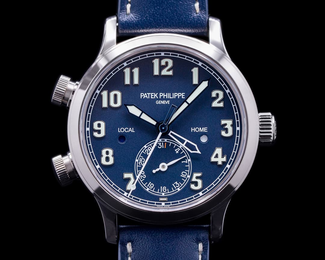 Patek Philippe Mid Size 7234G Calatrava Pilot Travel Time 2021