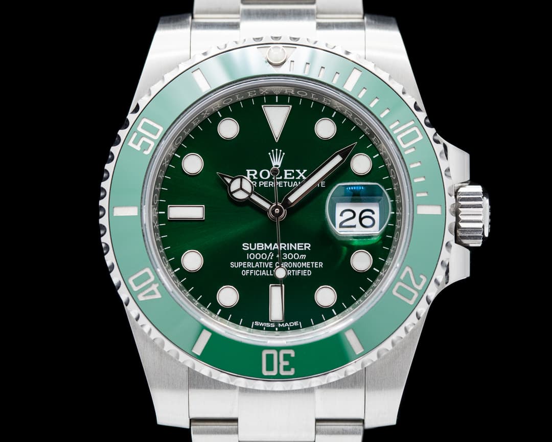 Rolex Submariner "Hulk" Green Ceramic Bezel Green Dial SS 2018