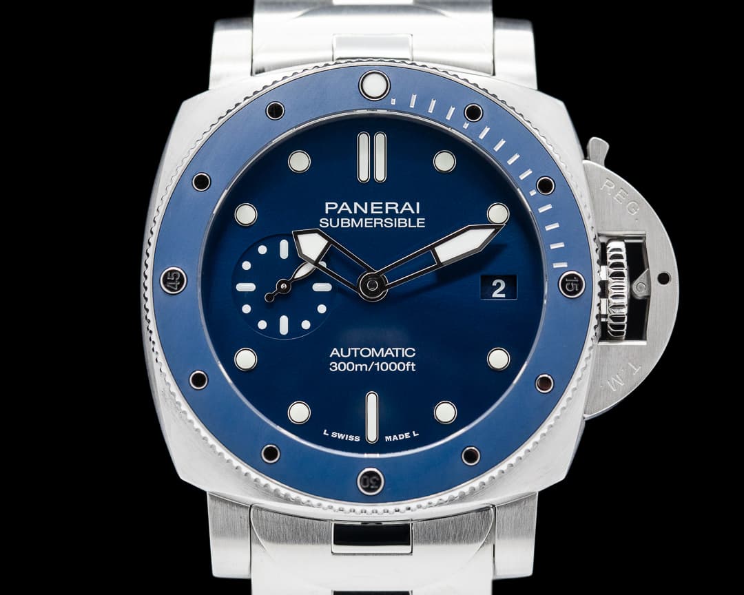 Panerai Luminor Submersible SS "Blu Notte" Blue Dial, SS 2021