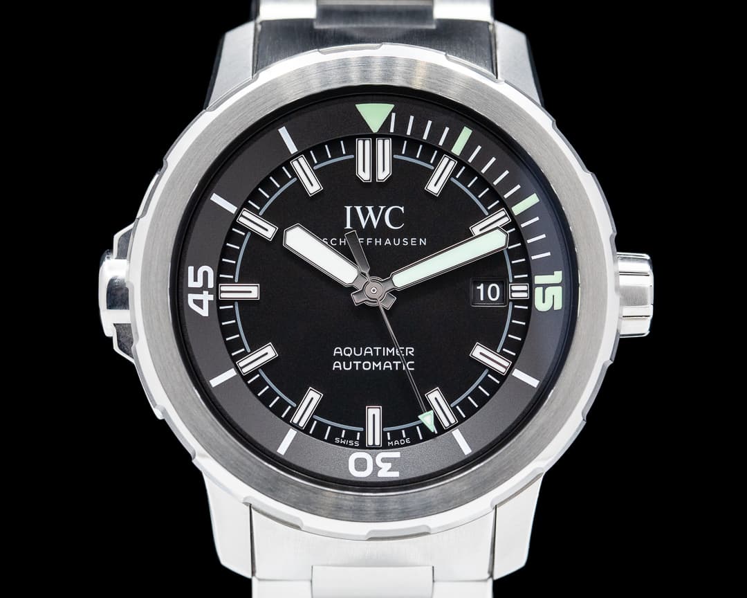 IWC Aquatimer Automatic Black Dial SS / SS