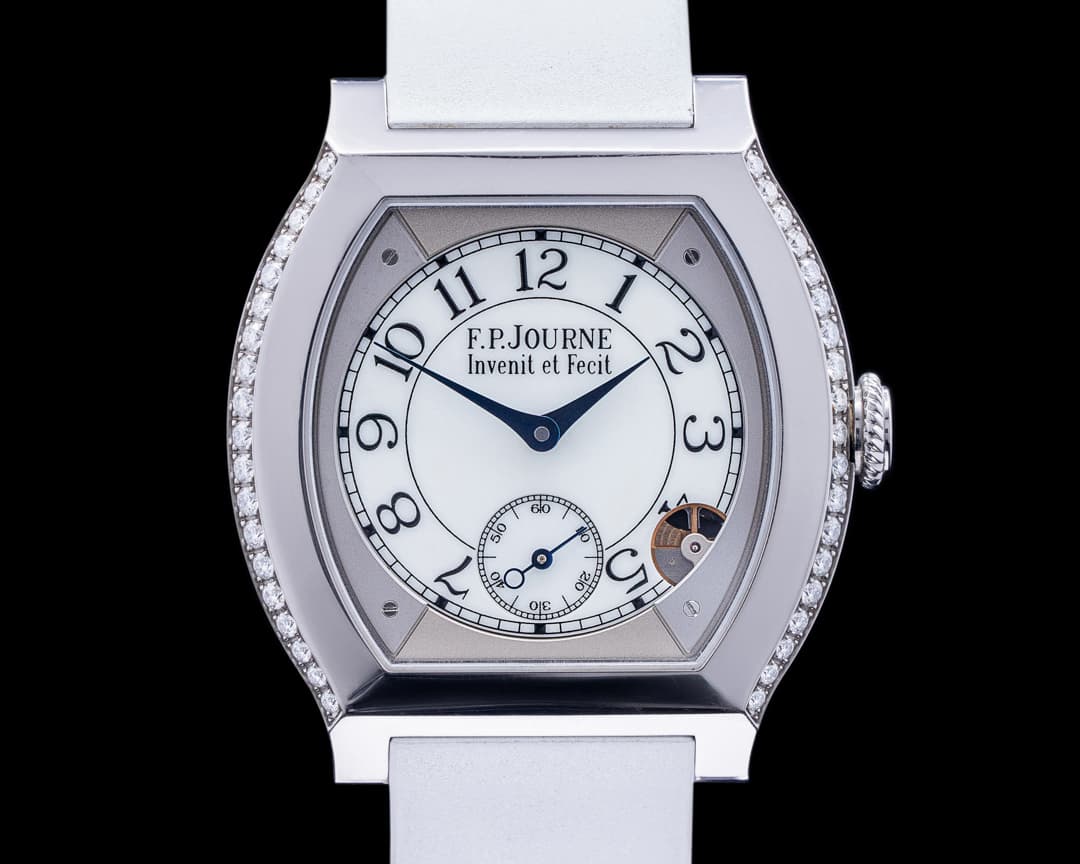 F. P. Journe Elegante Ladies Quartz Diamonds Titanium / Rubber