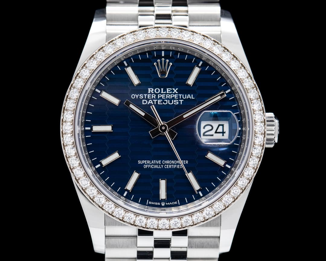 Rolex Datejust 126284 Blue Motif Dial / Diamonds 2022