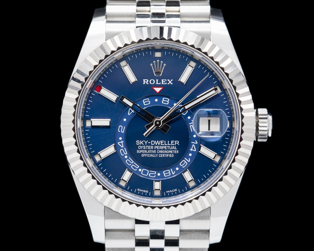 Rolex Sky Dweller 326934 Steel Blue SS / Jubilee