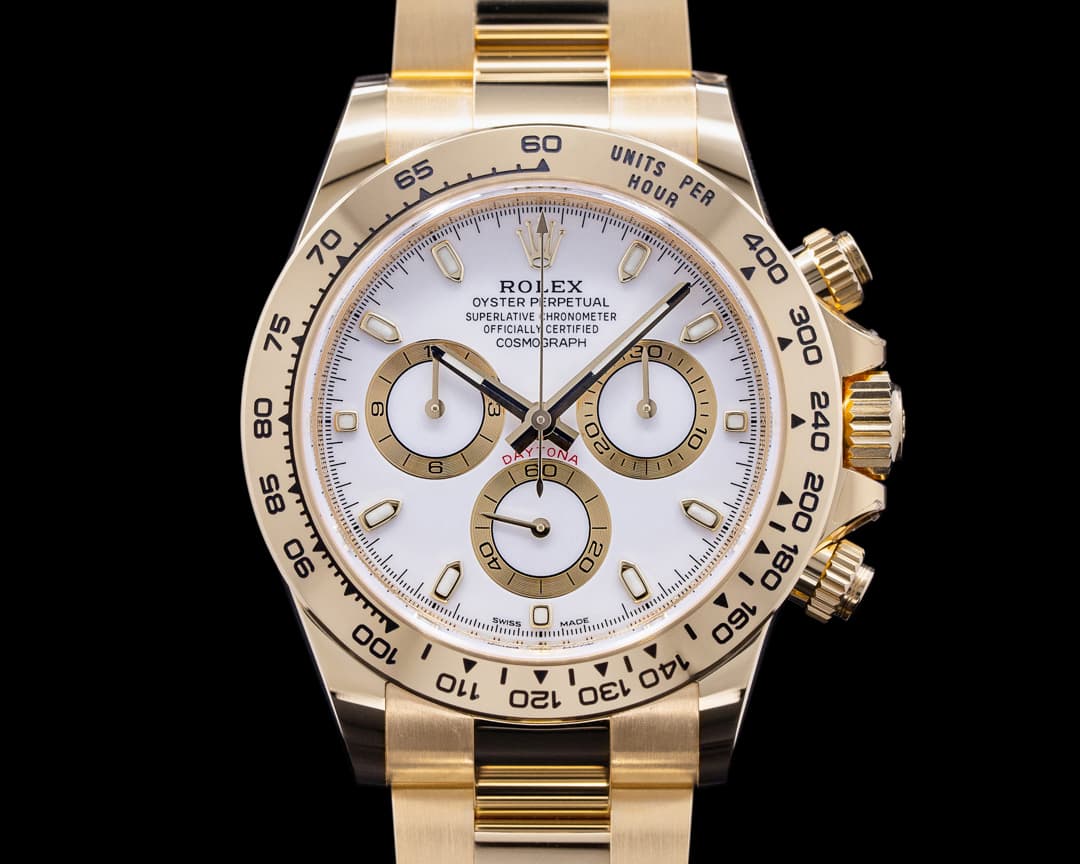 Rolex Daytona 116508 18k Yellow Gold / Bracelet White Dial UNWORN 2022