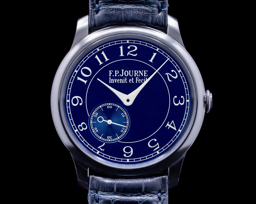 F. P. Journe Chronometre Bleu Tantalum Blue Dial 