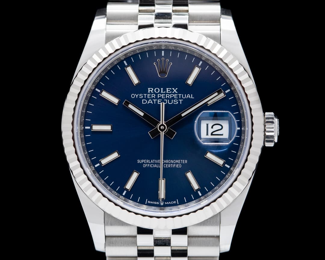 Rolex Datejust Blue Stick Dial / Jubilee Bracelet 2021