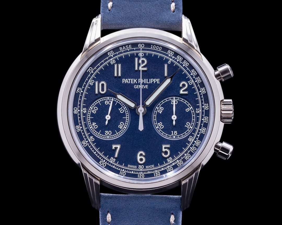 Patek Philippe Chronograph 5172G 18K White Gold Blue Dial