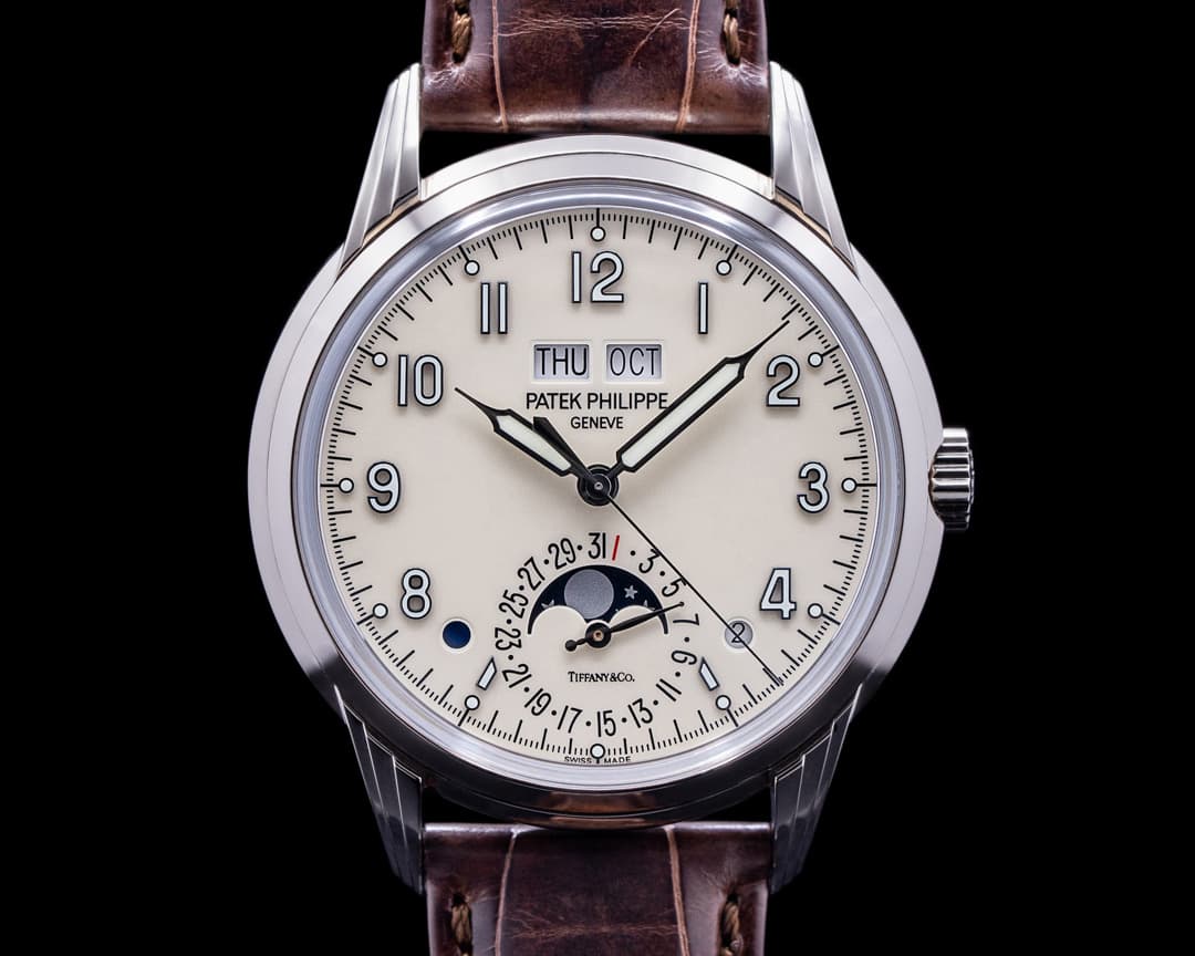 Patek Philippe Perpetual Calendar Grande Complication 18K White Gold "TIFFANY & CO"