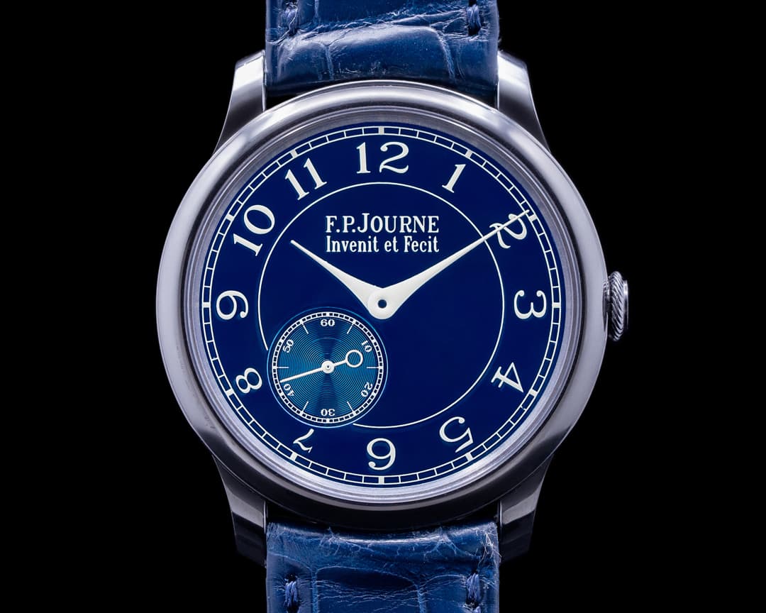 F. P. Journe Chronometre Bleu Tantalum Blue Dial 