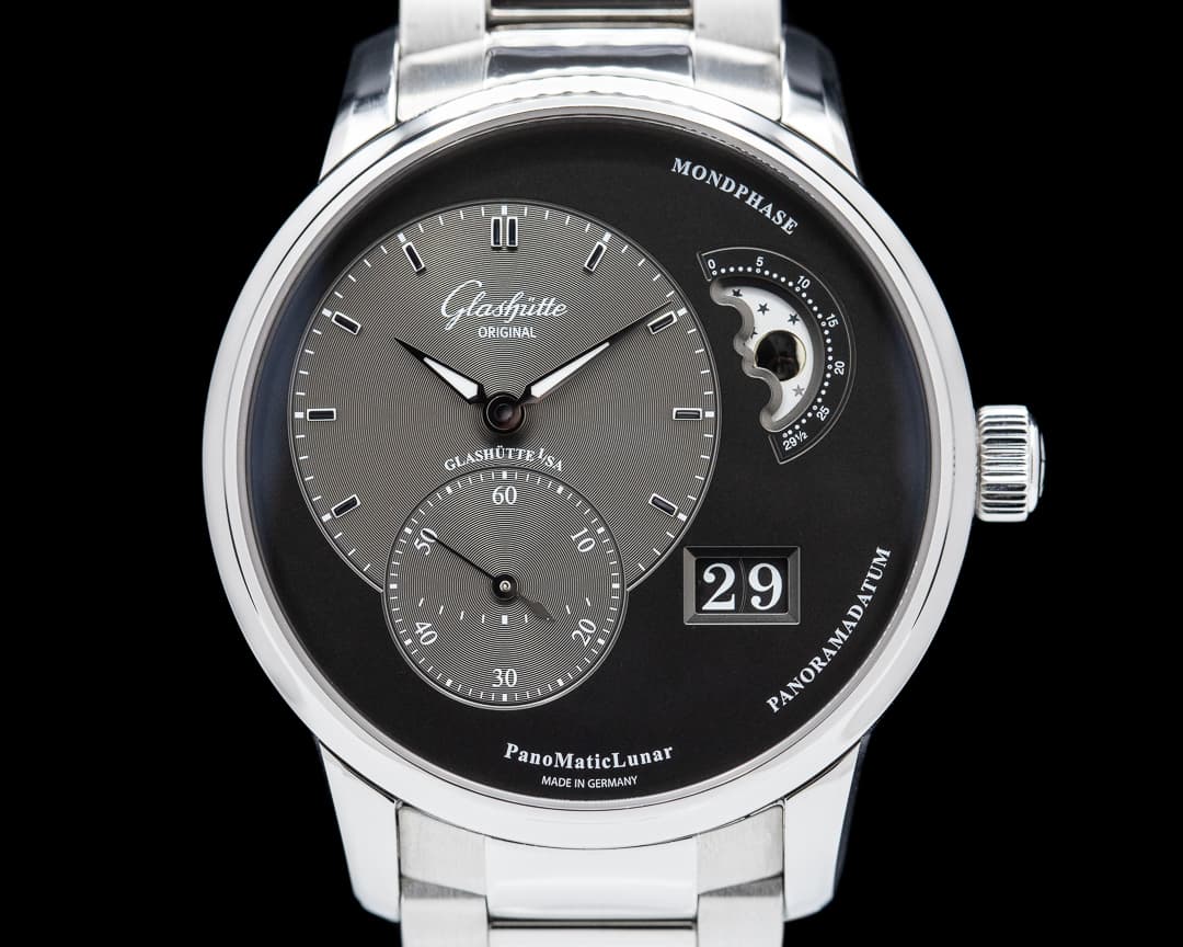 Glashutte Original PanoMatic Lunar SS Grey Dial