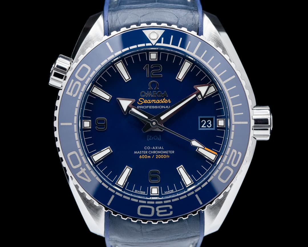 Omega Seamaster Planet Ocean Co-Axial Blue Dial SS