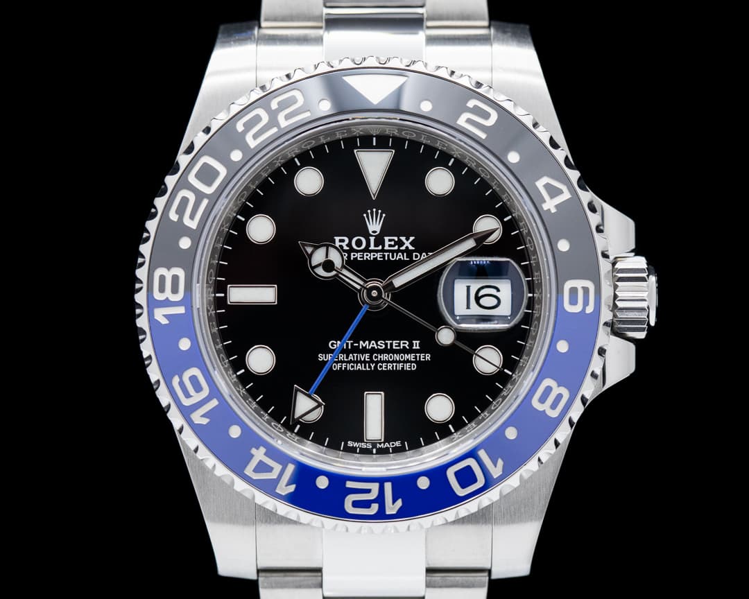 Rolex GMT Master II Ceramic Black & Blue SS