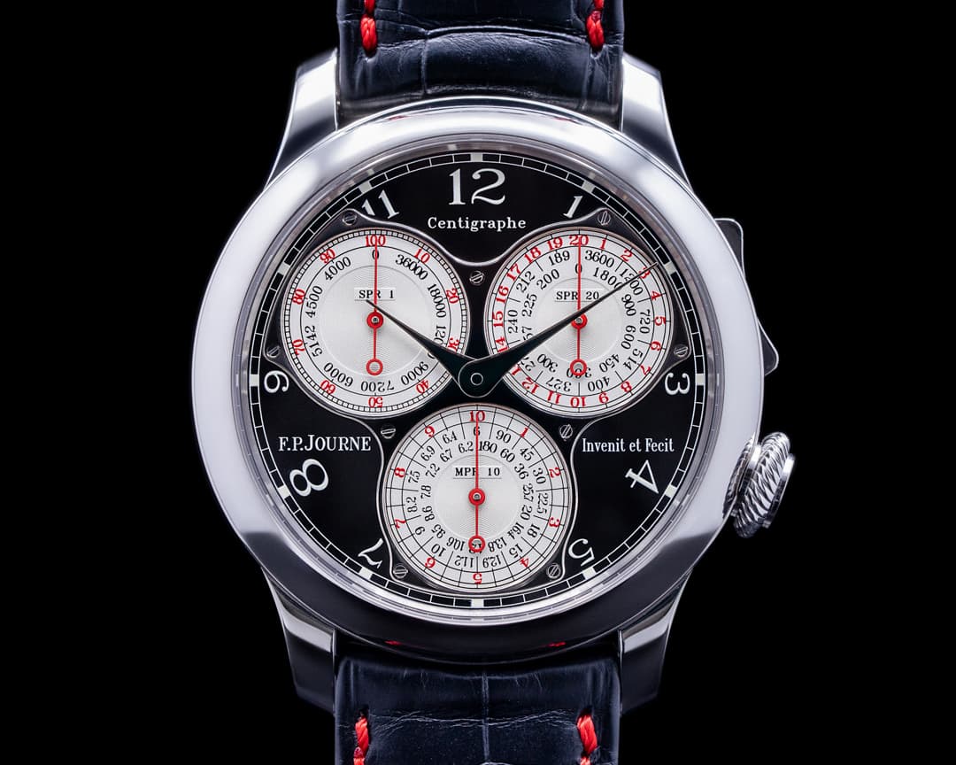 F. P. Journe Centigraphe Souverain Platinum Black Label Series RARE FULL SET