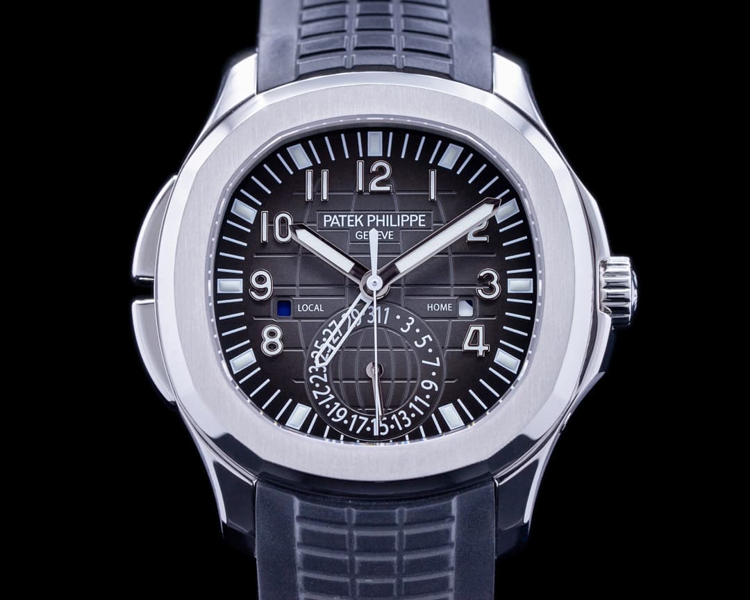 Patek Philippe Aquanaut 5164A Travel Time SS / Rubber
