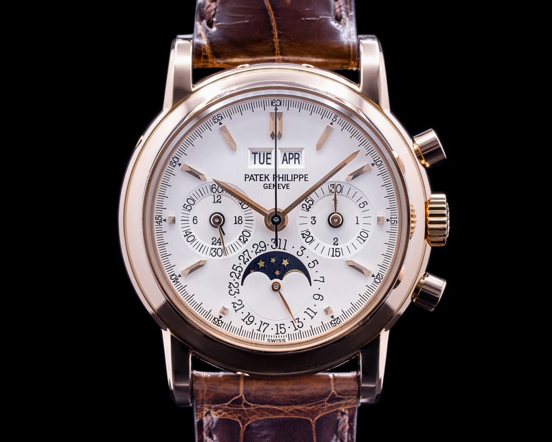 Patek Philippe Perpetual Calendar 3970R Chronograph 18K Rose Gold 
