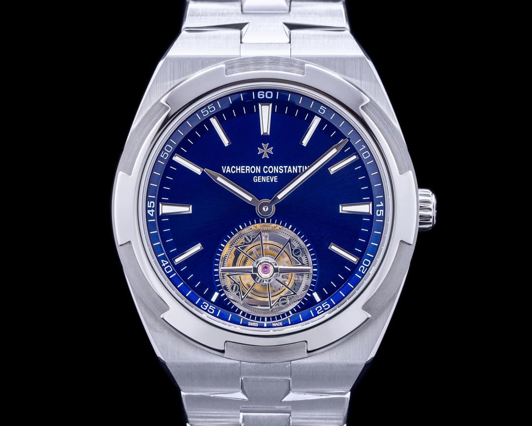 Vacheron Constantin Overseas 6000V/110A Tourbillon SS Blue Dial
