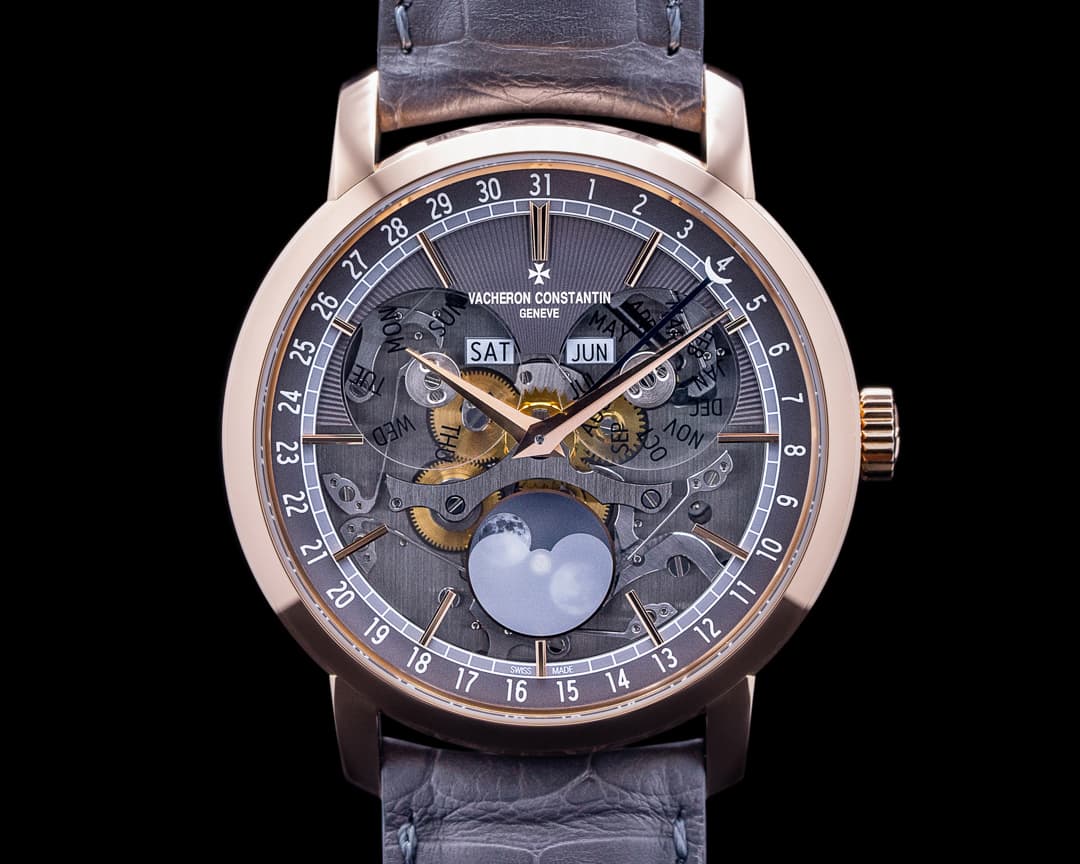Vacheron Constantin Traditionnelle Complete Calendar Openface 18K Rose Gold