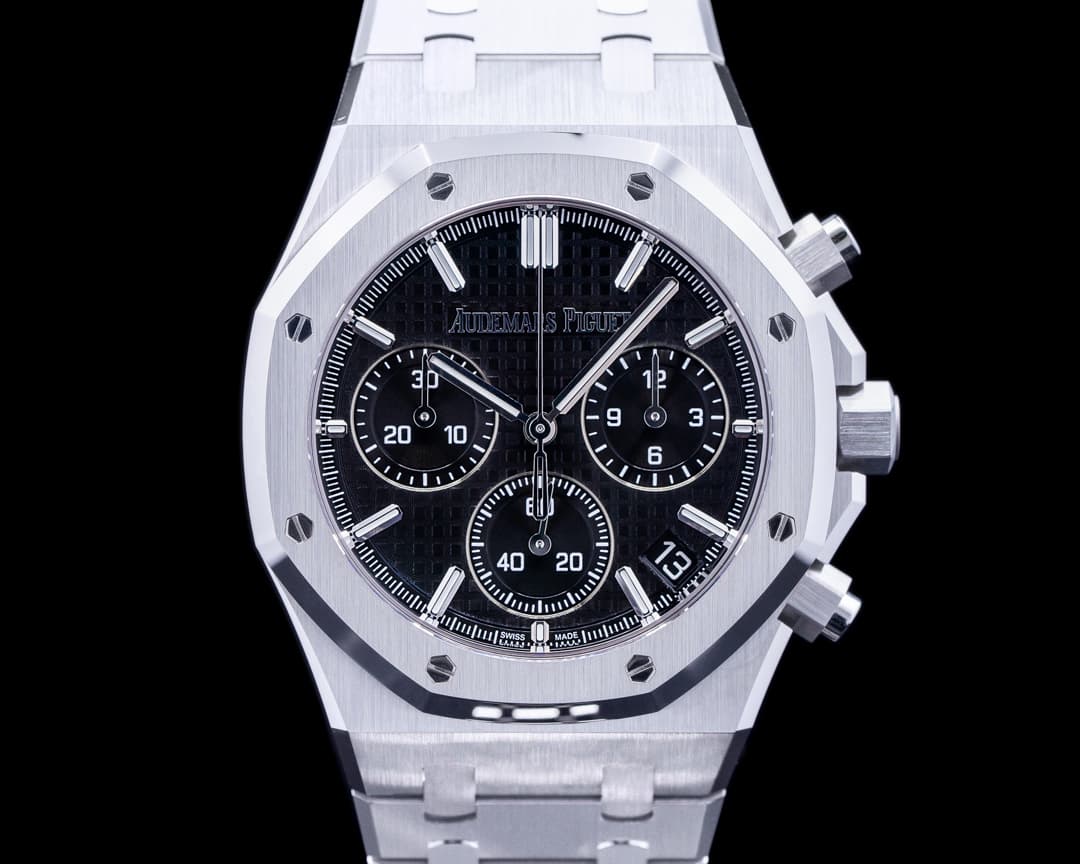 Audemars Piguet Royal Oak Chronograph "50th Anniversary" Black Dial SS 41MM