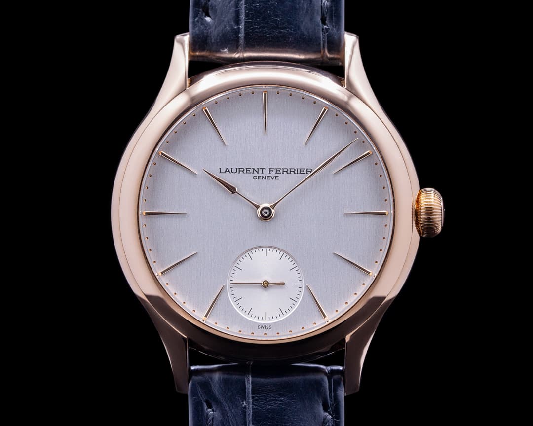 Laurent Ferrier Galet Micro Rotor 18k Red Gold Silver Dial