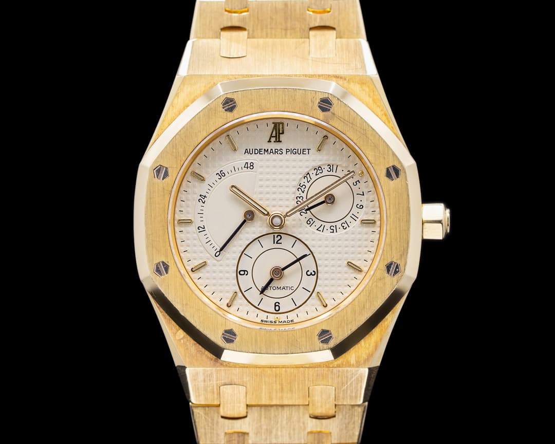 Audemars Piguet Royal Oak Dual Time 18K Yellow Gold White Dial 36MM