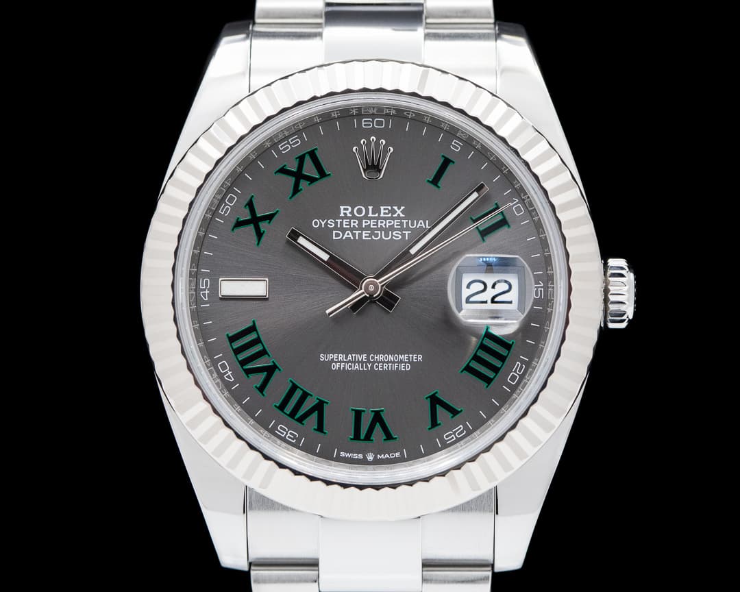 Rolex Datejust 41 126334 Wimbledon Dial Oyster Bracelet