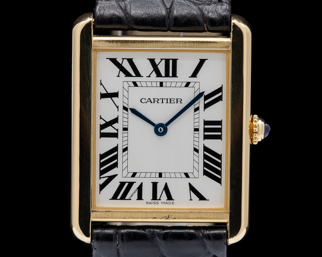 Cartier Tank Solo Large 18K Yellow Gold Quartz