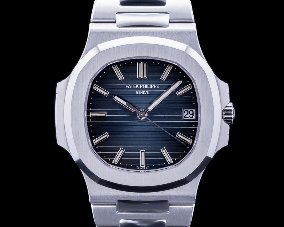 Patek Philippe Jumbo Nautilus 5711 Blue Dial SS FULL SET 