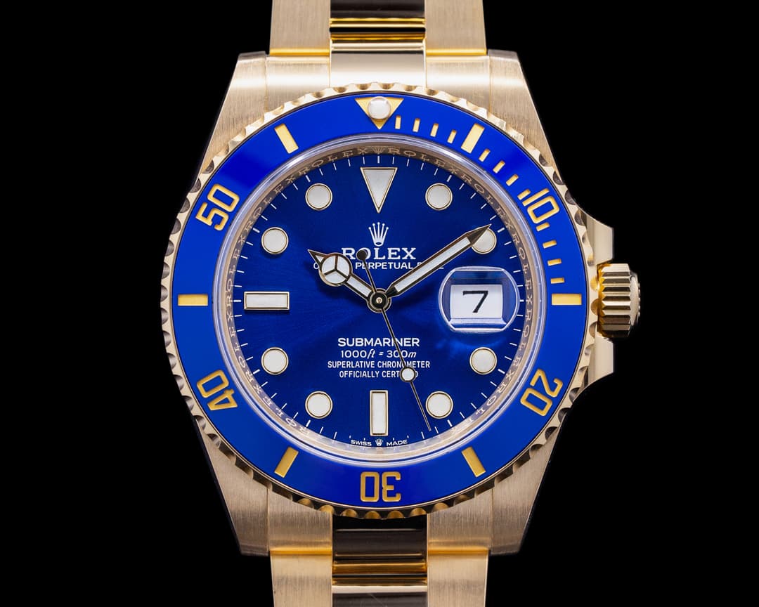 Rolex Submariner 126618 18K Yellow Gold Blue Dial 2021