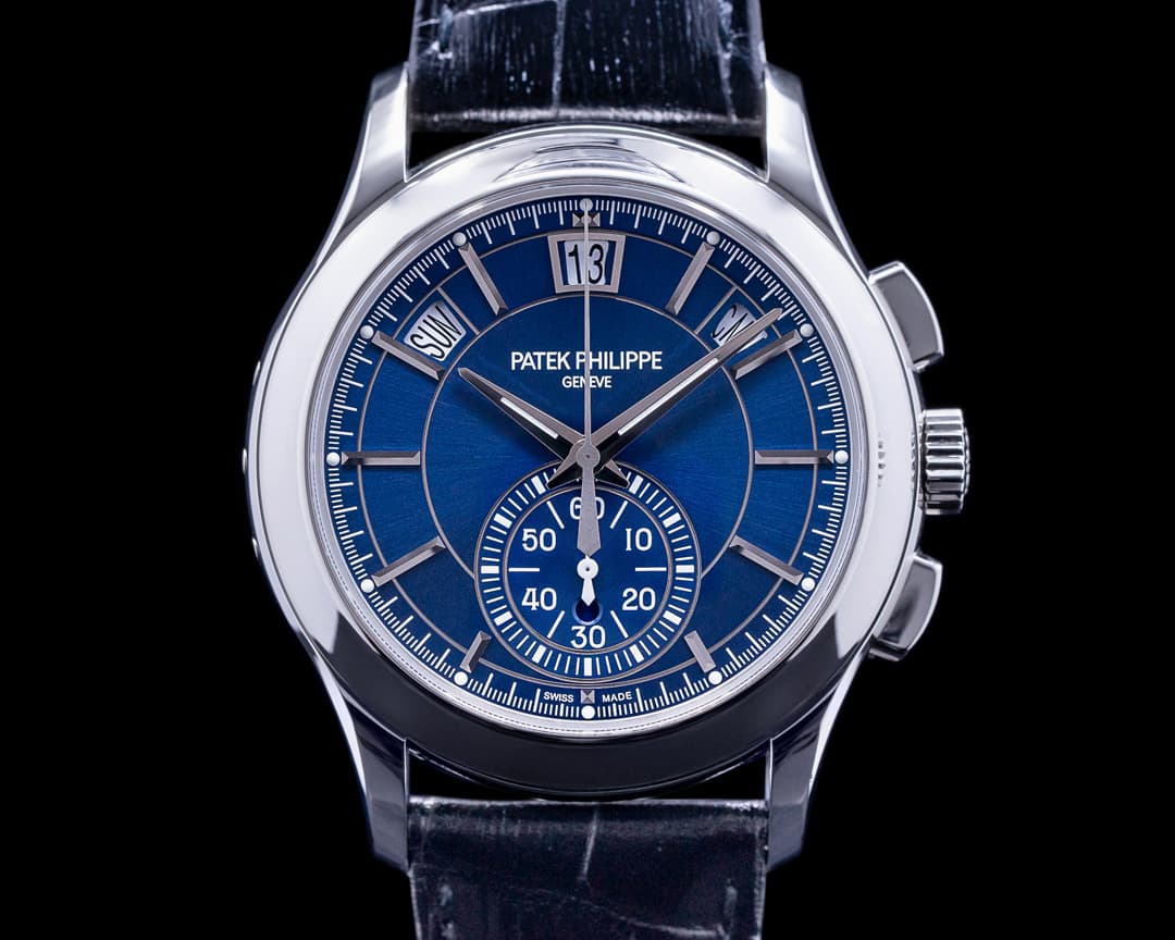 Patek Philippe 5905P Chronograph Annual Calendar PT Blue Dial DISCONTINUED