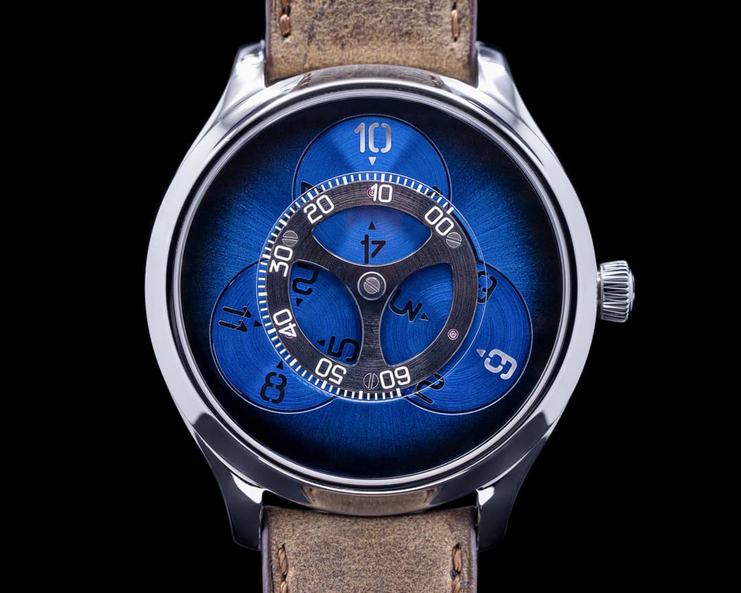H. Moser & Cie. Endeavour Flying Hours Stainless Steel LE Of 60