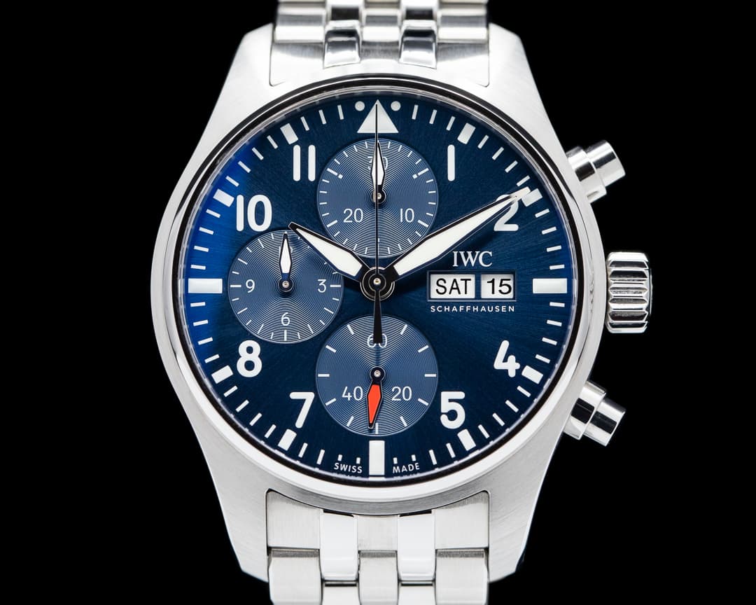 IWC Pilot's Watch Chronograph 41mm SS Blue dial 2021