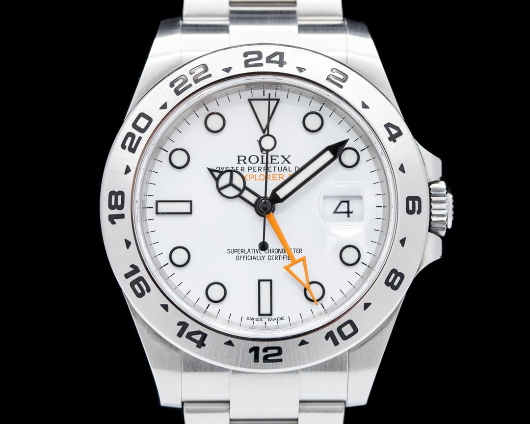 Rolex Explorer II 216570 White Dial SS 2016